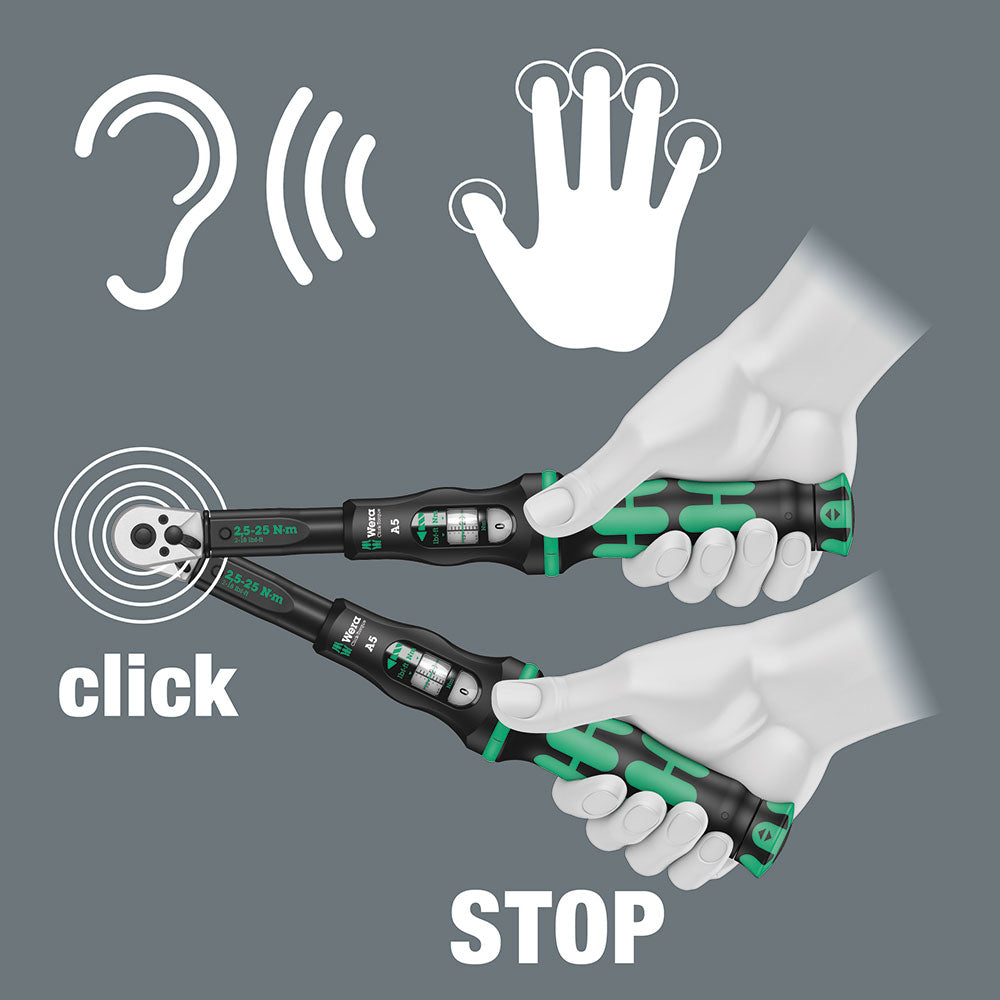Click-Torque B 1 Torque Wrench With Reversible Ratchet