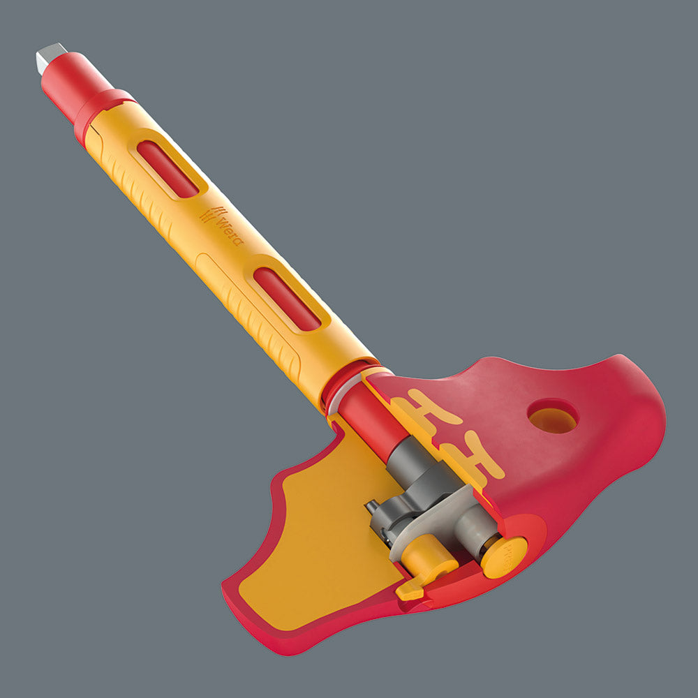 VDE T-Handle Ratchet Screwdriver for 1/4" Sockets