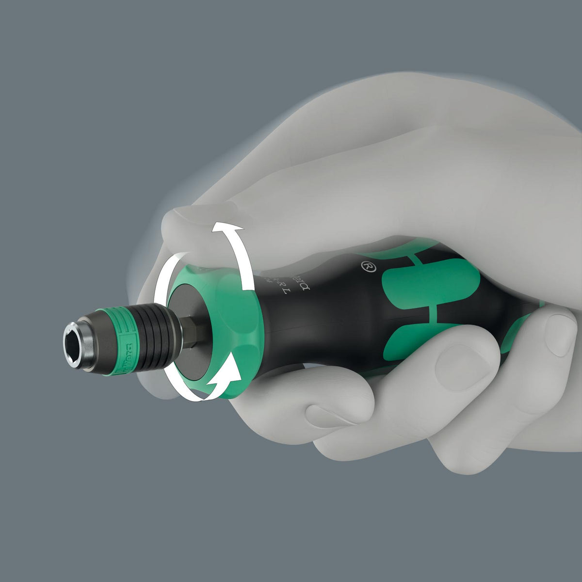 Bitholding screwdriver 1/4" With Ratchet Function