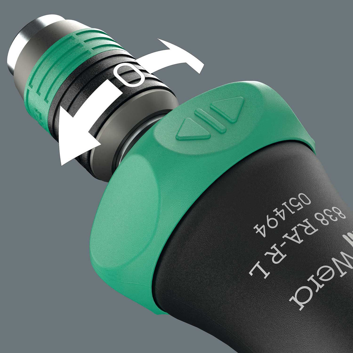 Bitholding screwdriver 1/4" With Ratchet Function