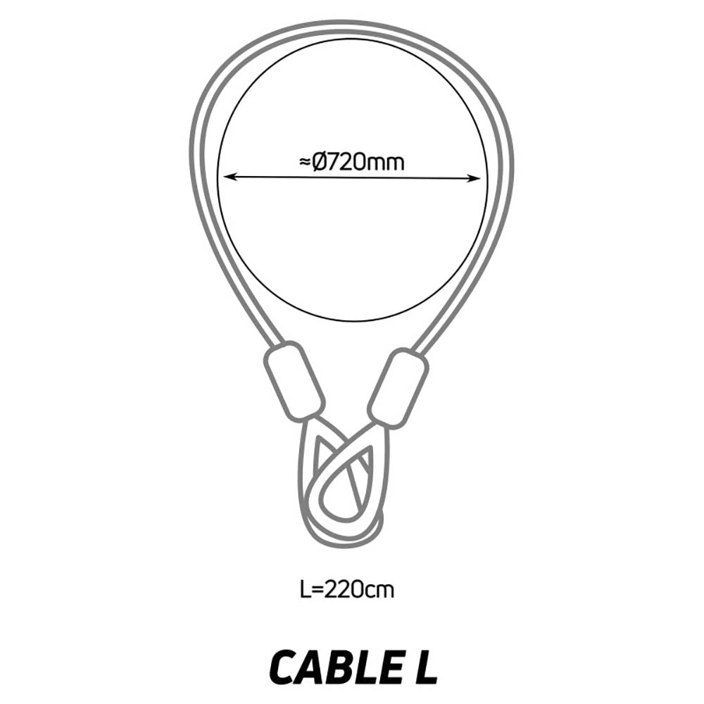 K-Traz Cable L Lock