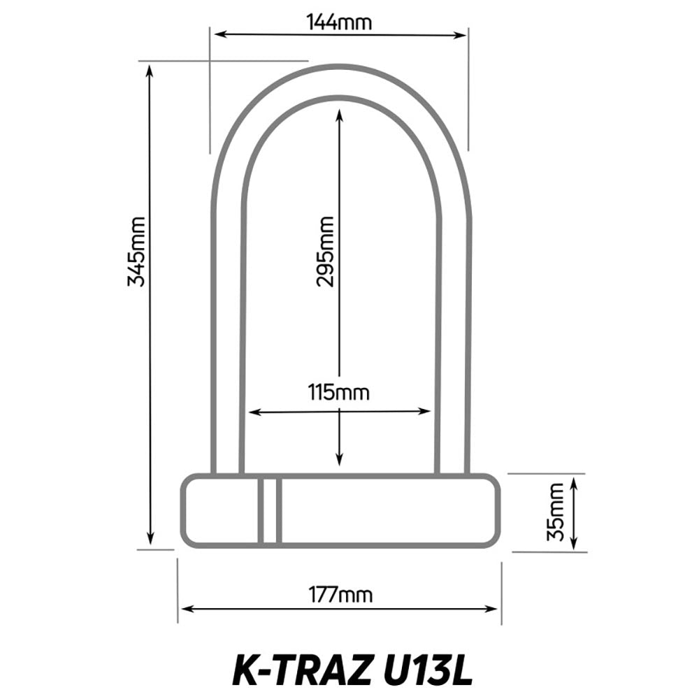 K-Traz U13 Large U-Lock