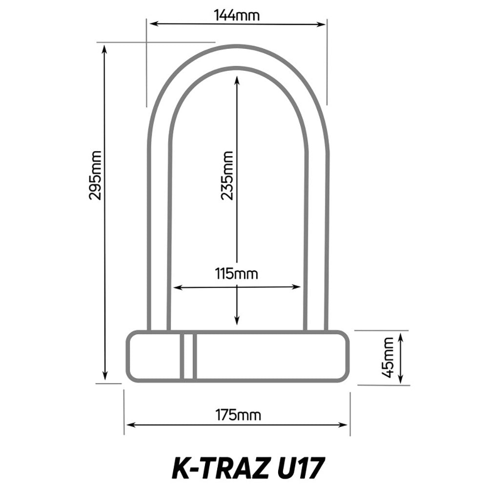 K-Traz U17 U-Lock