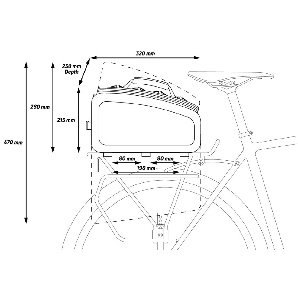 Z Traveler 80 Rack Bag